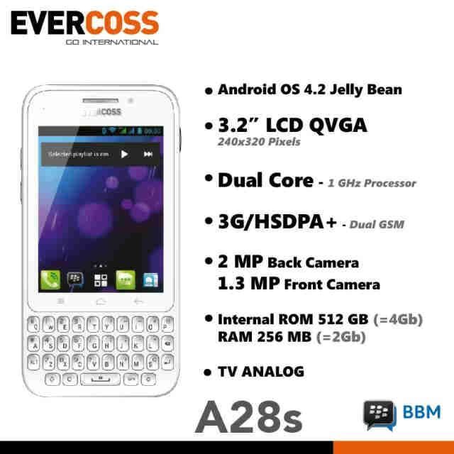 Spesifikasi Evercoss A28S