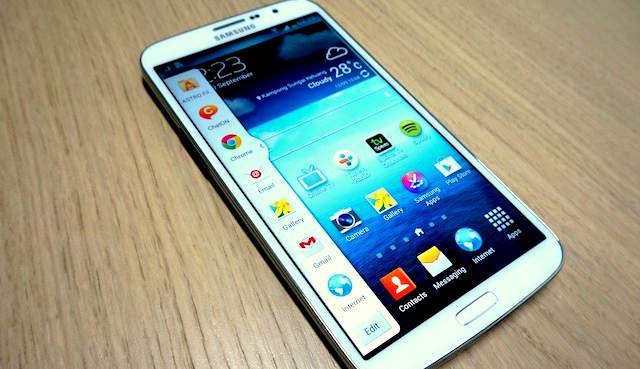 Antar Muka Samsung Galaxy Mega 2