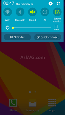 Quick Setting Android Lollipop