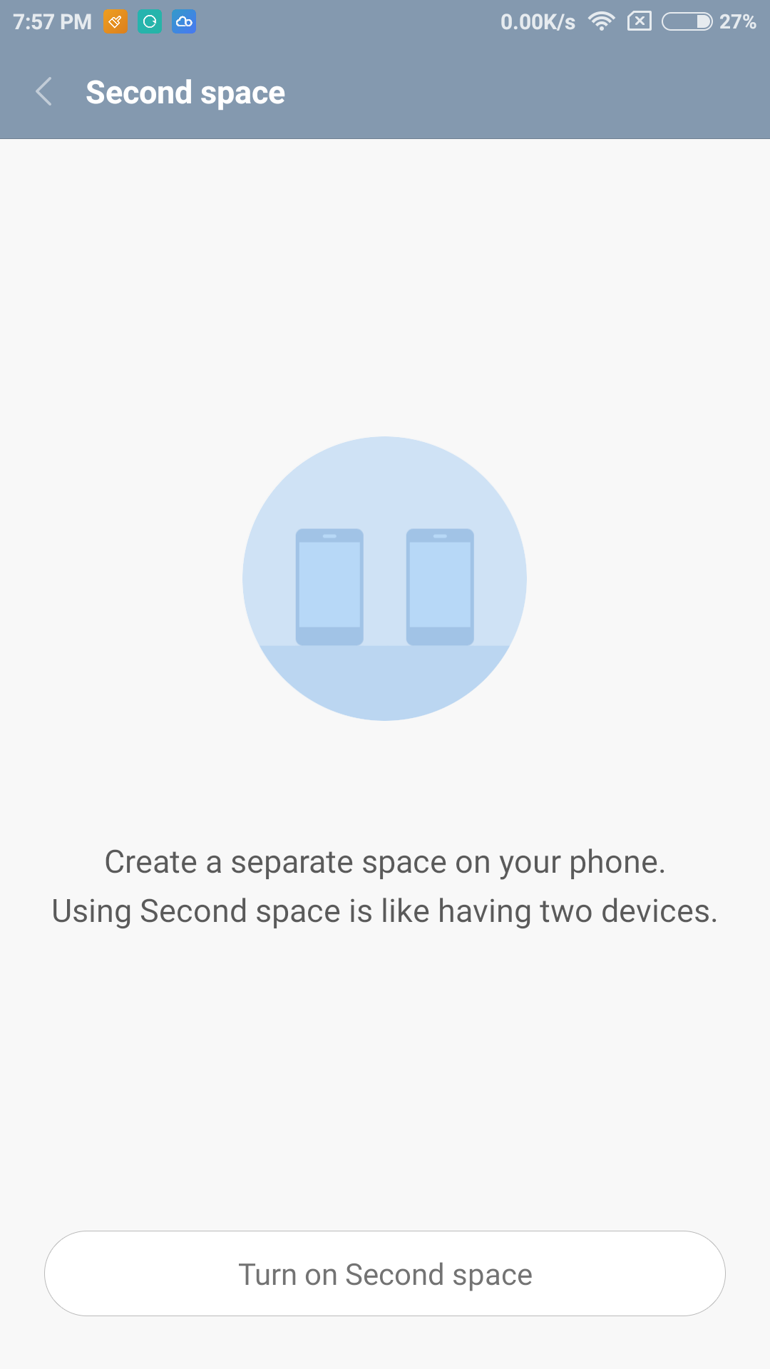 Second Space MIUI 8