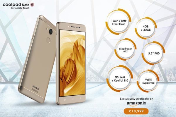 CoolPad Note 5 Promo