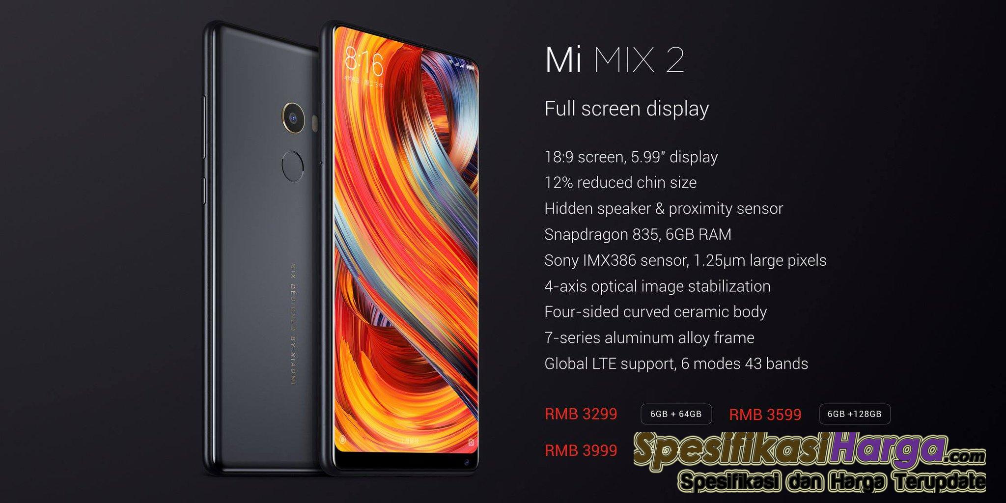 Spesifikasi & Harga Xiaomi Mi Mix 2